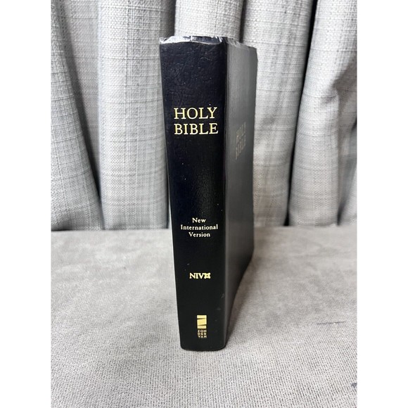 NIV Bible Red Letter Maps References Black 2001 Zondervan - Picture 5 of 11